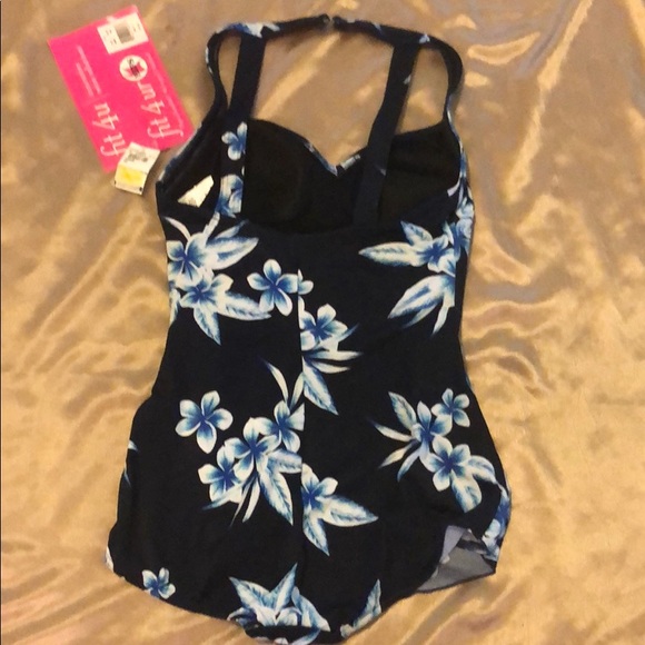 NWOT fit 4 u Swimsuit Sz 10 - Picture 4 of 6